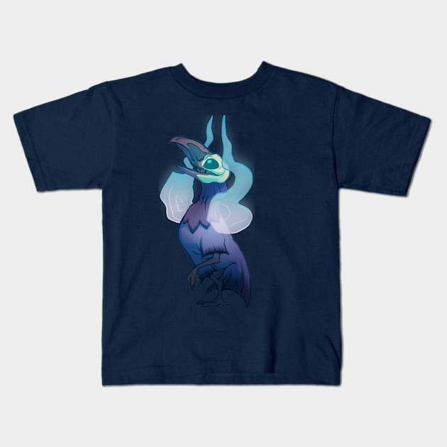 Glow Bird Kids T-Shirt by Skulldog